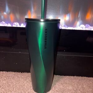 Starbucks Green Tumbler with Straw